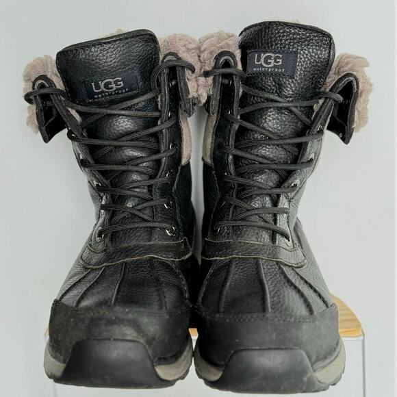 UGG Women's Adirondack III Boot Wool Insulation Womens Size 7 Black - Picture 3 of 9